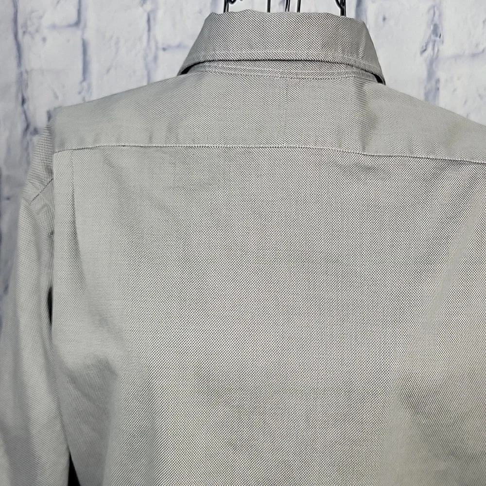 POLO RALPH LAUREN Black and White Philip Button Up Men's Dress Shirt 15-32 - Picture 5 of 7